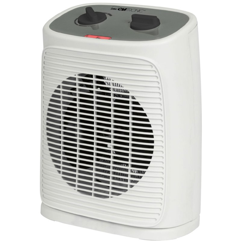 CLATRONIC fan heater HL 3800, white, oscillating